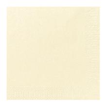 SERVIETTE DUNI PAP. CHAMPAGNE 33X33CM 2PLIS 1/4 (16X125) photo du produit