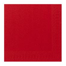 SERVET DUNI PAP. ROOD 33X33CM 2LGS. 1/4 (16X125) artikelfoto
