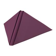 SERVIETTE DUNILIN PRUNE 40X40CM 1/4 (12X45) photo du produit