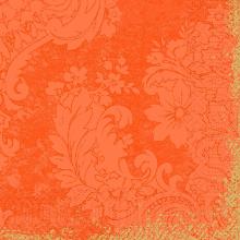 SERVIETTE DUNI PAP. ROYAL ROYAL SUN ORANGE 33X33CM 3PLIS 1/4 (4X250) photo du produit