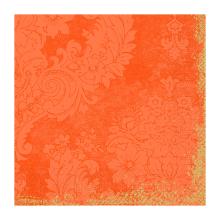 SERVIETTE DUNI PAP. ROYAL SUN ORANGE 40X40CM 3LGS 1/4 (4X250) photo du produit