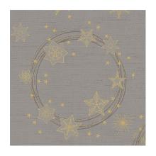 SERVIETTE DUNISOFT STAR SHINE GRANITE GREY 40X40CM 1/4 (6X60) photo du produit
