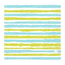 SERVIETTE DUNI PAP. ELISE STRIPES 33X33CM 3 PLIS 1/4 (10X50) photo du produit