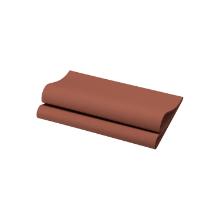 SERVIETTE BIO DUNISOFT CHESTNUT 40X40CM 1/4 (6X60) photo du produit