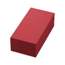 SERVIETTE BIO DUNISOFT BORDEAUX 40X40CM 1/8 (PLIAGE LIVRET) (6X60) photo du produit