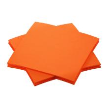 SERVIETTE BIO DUNISOFT SUN ORANGE 20X20CM 1/4 (16X180) photo du produit