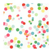 SERVIETTE DUNI PAP. HAPPY BUBBLES 33X33CM 3 PLIS 1/4 (10X50) photo du produit