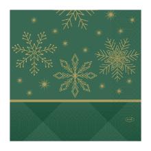 SERVIETTE DUNI PAP. RHOMBUS GREEN 33X33CM ¼ 3PLIS (4X250) photo du produit
