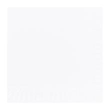 SERVIETTE DUNI PAP. BLANC 40X40CM 1/8 3PLIS (PLIAGE LIVRET) (4X250) photo du produit