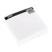 SERVET FASANA PAPIER WIT 33X33CM 1LGS 1/4 (4X12X100) artikelfoto