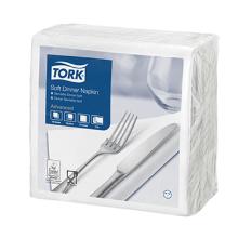 SERVIETTE TORK PAP. BLANC 39X39CM 3PLIS 1/4 (12X100) photo du produit