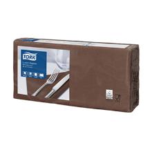 SERVIETTE TORK LUNCH NAPKIN BRUN 33X33CM 2PLIS 1/4 (10X200) photo du produit