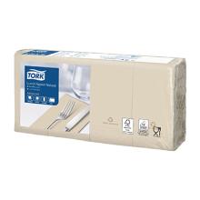 SERVIETTE TORK LUNCH NAPKIN NATURAL 33X33CM 2PL. 1/8 (PLIAGE LIVRET)) (10X200) photo du produit