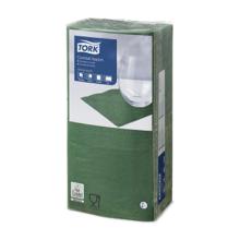 SERVIETTE TORK COCKTAIL VERT FONCE 24X24CM 2PLIS 1/4 (12X200) photo du produit