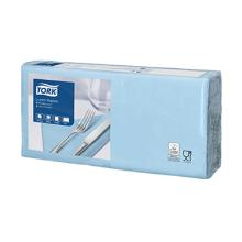 SERVIETTE TORK LUNCH NAPKIN BLEU CIEL 33X33CM 2PLIS 1/4 (10X200) photo du produit