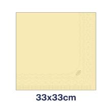SERVET TORK SOFT LUNCH NAPKIN CHAMPAGNE 33X33CM 3LGS.1/4 (10X150) artikelfoto
