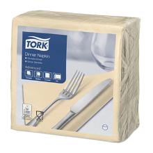 SERVIETTE TORK PAP. DINNER NAPKIN IVOIRE 39X39CM 2PLIS 1/4 (12X150) photo du produit