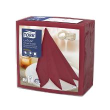 SERVET TORK LINSTYLE PREMIUM DINNER NAPKIN BURGUNDY 39X39CM 1/4 (14X50) artikelfoto