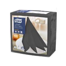 SERVET TORK LINSTYLE PREMIUM DINNER NAPKIN ANTRACIET 39X39CM 1/4 (14X50) artikelfoto