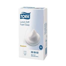 SAVON MOUSSE TORK PREMIUM LUXURY SOFT S3 (4X800ML) photo du produit