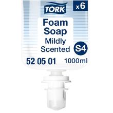 SAVON MOUSSE TORK PREMIUM MILD S4 (6X1L) photo du produit