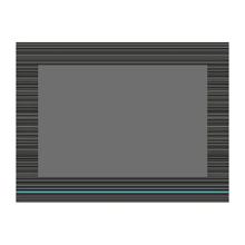 SET DE TABLE PAPIER LIMA NOIR TURQUOISE 30X40CM (4X250) photo du produit