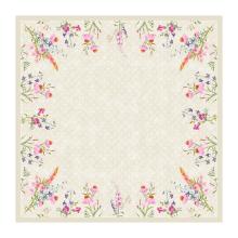 NAPPERON DUNISILK+ FLORET 84X84CM (5X20) photo du produit