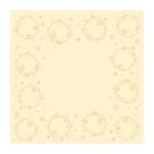 NAPPERON DUNICEL STAR SHINE CREAM 84X84CM (5X20) photo du produit