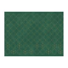 SET DE TABLE PAPIER GILDED STAR GREEN 30X40CM (4X250) photo du produit