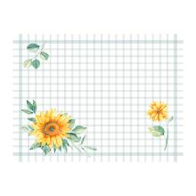 SET DE TABLE DUNICEL SUNFLOWER DAY 30X40CM (5X100) photo du produit