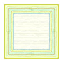 NAPPERON DUNICEL ELISE STRIPES 84X84CM (5X20) photo du produit