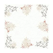 NAPPERON BIO DUNICEL WOOD&NATURE 84X84CM (5X20) photo du produit