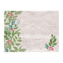 SET DE TABLE PAPIER WINTER GREENERY 30X40CM (4X250) photo du produit
