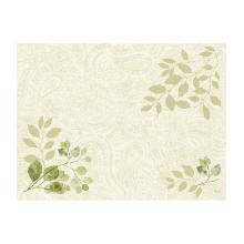 SET DE TABLE BIO DUNICEL PAISLEY LEAVES 30X40CM (5X100) photo du produit