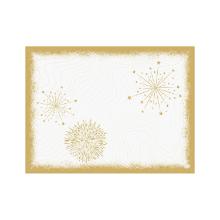 SET DE TABLE BIO DUNICEL SPARKLY WHITE 30X40CM (5X100) photo du produit