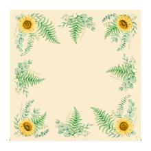 NAPPERON BIO DUNICEL SUNFLOWER DREAMS 84X84CM (5X20) artikelfoto