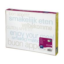 SET DE TABLE TORK PAP. TEXT 30X42CM (5X500) photo du produit
