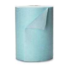 ROULEAU D'ESSUYAGE POLY WIPE TURQUOISE 32CMX190M 500CPS (1) photo du produit