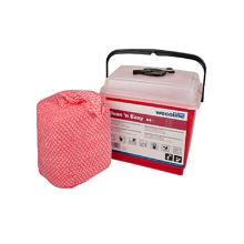 CLEAN'N EASY LINGETTES IMPREGNEES SANITAIR ROUGE ROUL.150 LING. 36X30CM-SEAU (1) photo du produit
