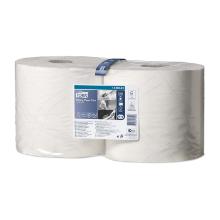 ROULEAU D'ESSUYAGE TORK PLUS COMBIROL BLANC 2PLIS 24CMX255M 750CPS W1/W2 (2) photo du produit