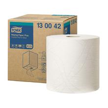 ROULEAU D'ESSUYAGE TORK PLUS COMBIROL BLANC 2PLIS 26CMX255M 750CPS W1/W2/W3 (1) photo du produit