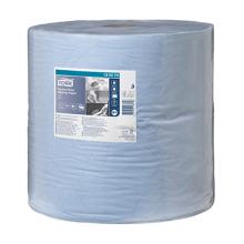 ROULEAU D'ESSUYAGE TORK HEAVY-DUTY BLEU 2PLIS37CMX340M 1000CPS W1 (1) photo du produit