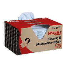 CHIFFON D'ESSUYAGE WYPALL L20 LDC BOITE PORTABLE 2PLI BLEU 42X33CM 1X280) photo du produit