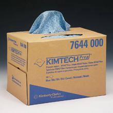 CHIFFON D'ESSUYAGE KC KIMTECH PREP BOITE PORTABLE 1PLI BLEU 30.7X42CM (1X160) photo du produit