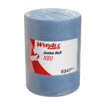 ROULEAU D'ESSUYAGE KC WYPALL X80 ACIER BLEU 1PLI 31.5CMX162M 475CPS (1) photo du produit