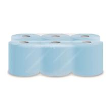 ROULEAU ESSUIE-MAINS MIDI CENTERFEED 1.300 BLEU 3PLIS 20CMX300M (6) photo du produit