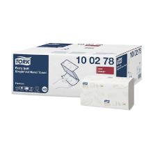 ESSUIE-MAINS TORK PREMIUM EXTRA SOFT SINGLEFOLD 2PLIS 23X23CM H3 (15X200) photo du produit