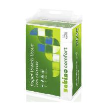 ESSUIE-MAINS SATINO COMFORT TISSUE BLANC Z-FOLD 2PLIS 20.6X24CM PT2 (25X150) photo du produit