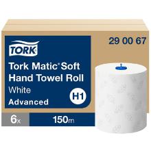 ROULEAU ESSUIE-MAINS TORK MATIC ADVANCED SOFT 2PLIS 21CMX150M 612CPS H1 (6) photo du produit