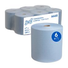 ROULEAU ESSUIE-MAINS KC SCOTT CONTROLOMATIC AIRFLEX BLEU 1PLI 19.8CMX304M (6) photo du produit